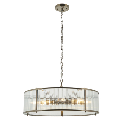 Taormina 8 Pendant Light Antique Brass