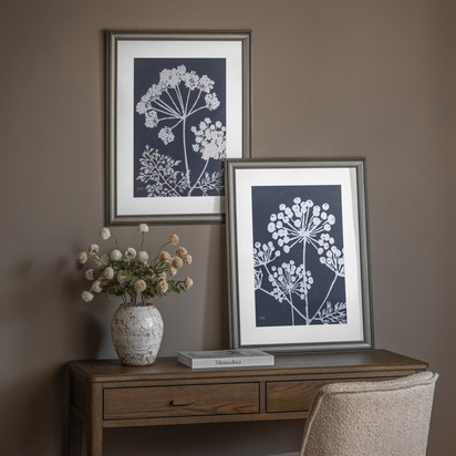 Highgate Midnight Garden Framed Art Set of 2