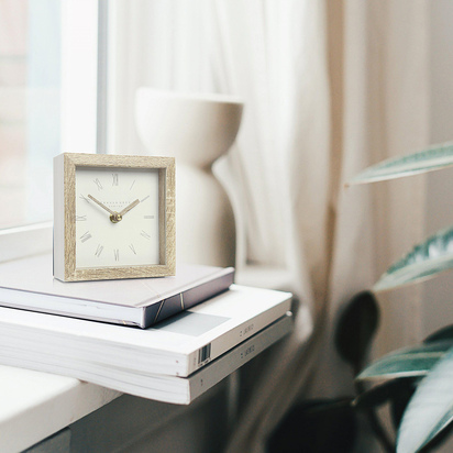 Eversley Mantel Clock Tofu 5in  - 5 Inch
