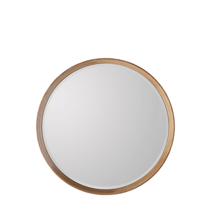 Denshire Round Mirror Oak  - Small