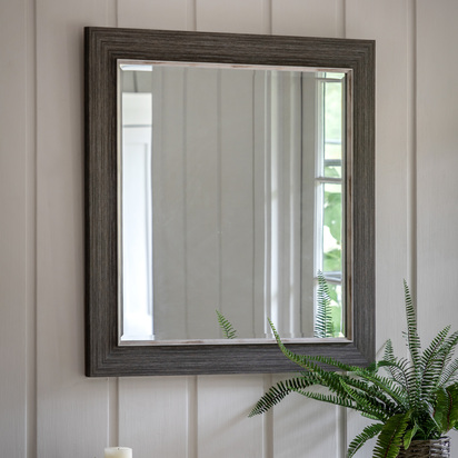 Hartgate Square Mirror Pewter  - Small