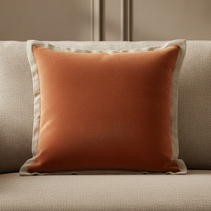 OKA | Isla Cushion Cover - Apricot | Cushion Cover