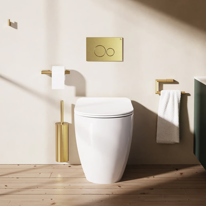 Crosswater MPRO Bathroom Accessory Pack - Brushed Brass