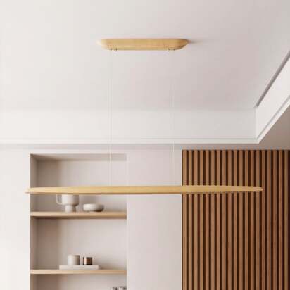 Regular Glade pendant in natural wood