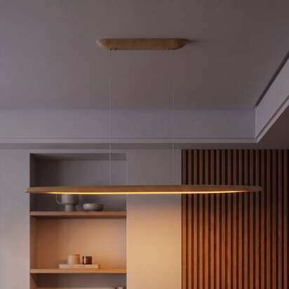 Regular Glade pendant in natural wood
