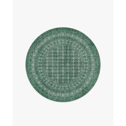 Cyrus Sage Rug - 185 Round cm - All-In-One Rug