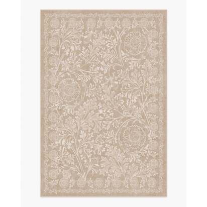 Chamomile Cream Rug by Morris & Co. - 200 x 290 cm - All-In-One Rug
