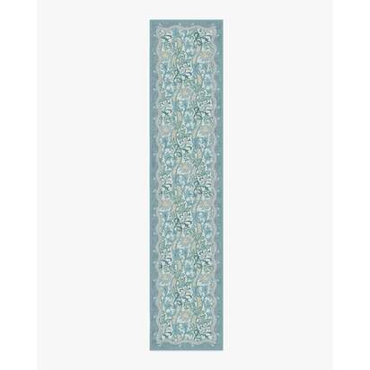 Cornflower Slate Blue Rug by Morris & Co. - 75 x 365 cm - All-In-One Rug