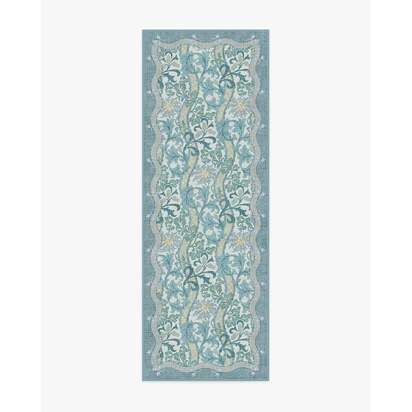 Cornflower Slate Blue Rug by Morris & Co. - 185 x 275 cm - All-In-One Rug
