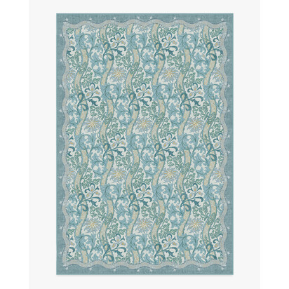 Cornflower Slate Blue Rug by Morris & Co. - 200 x 290 cm - All-In-One Rug