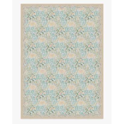 Cornflower Yellow & Sage Rug by Morris & Co. - 305 x 425 cm - All-In-One Rug