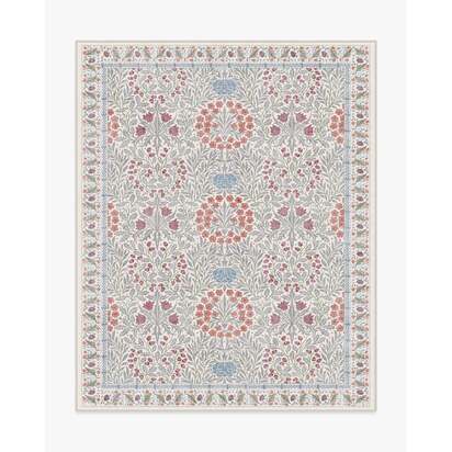 Daisy & Oak Ivory Flatwoven Rug by Morris & Co. - 245 x 305 cm - Rug + Pad System