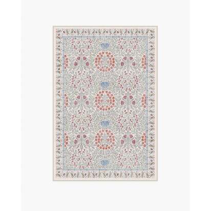 Daisy & Oak Ivory Flatwoven Rug by Morris & Co. - 120 x 185 cm - Rug + Cushioned Pad System