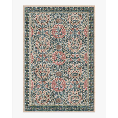 Daisy & Oak Natural Flatwoven Rug by Morris & Co. - 200 x 290 cm - Rug + Pad System