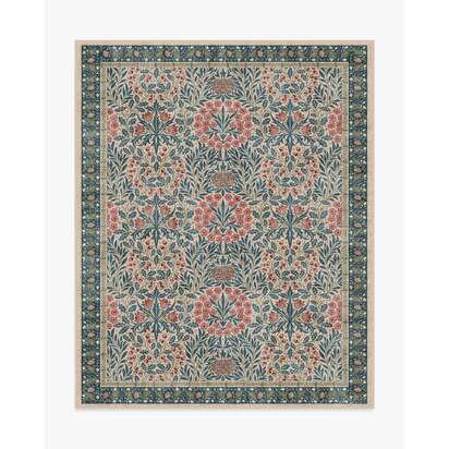 Daisy & Oak Natural Flatwoven Rug by Morris & Co. - 245 x 305 cm - Rug + Pad System