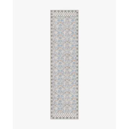 Oak & Blossom Grey Rug by Morris & Co. - 75 x 305 cm - All-In-One Rug