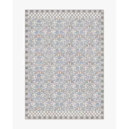 Oak & Blossom Grey Rug by Morris & Co. - 150 x 215 cm - All-In-One Rug
