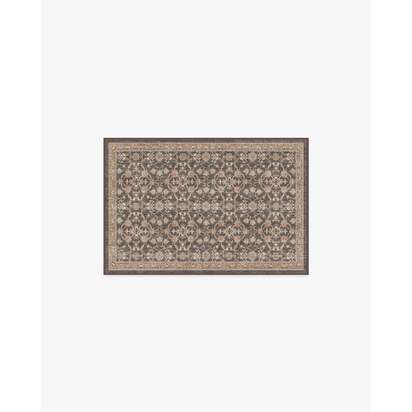 Persian Scroll Dark Wood Rug by Morris & Co. - 60 x 90 cm - All-In-One Rug