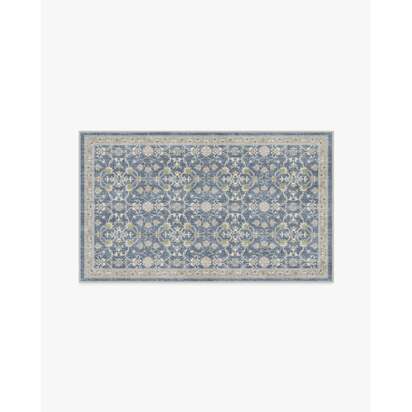 Persian Scroll Slate Blue Rug by Morris & Co. - 90 x 150 cm - All-In-One Rug