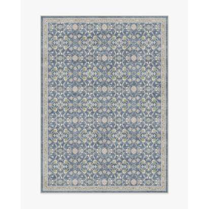 Persian Scroll Slate Blue Rug by Morris & Co. - 150 x 215 cm - All-In-One Rug