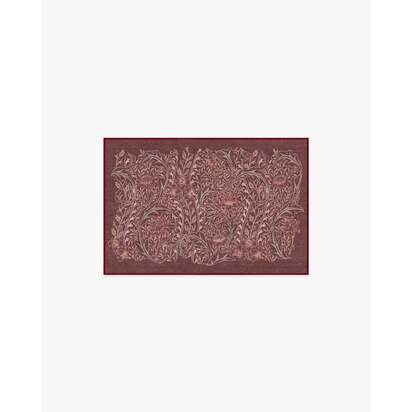 Wild Tulip & Vine Burgundy Rug by Morris & Co. - 60 x 90 cm - All-In-One Rug