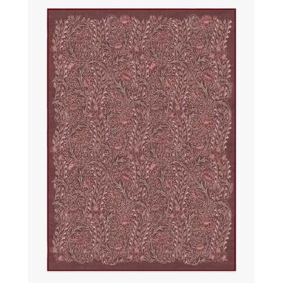 Wild Tulip & Vine Burgundy Rug by Morris & Co. - 305 x 425 cm - All-In-One Rug