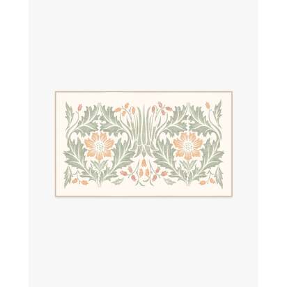 Woodbell & Anemone Cream Rug by Morris & Co. - 90 x 150 cm - All-In-One Rug