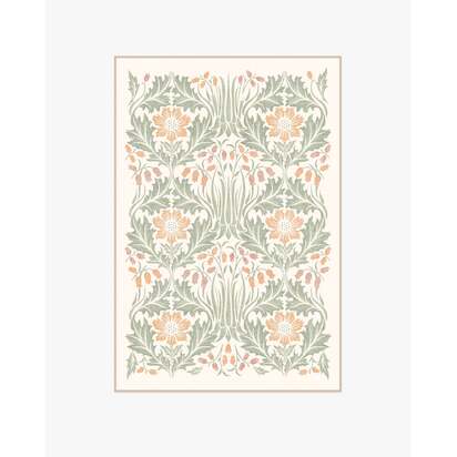 Woodbell & Anemone Cream Rug by Morris & Co. - 120 x 185 cm - All-In-One Rug