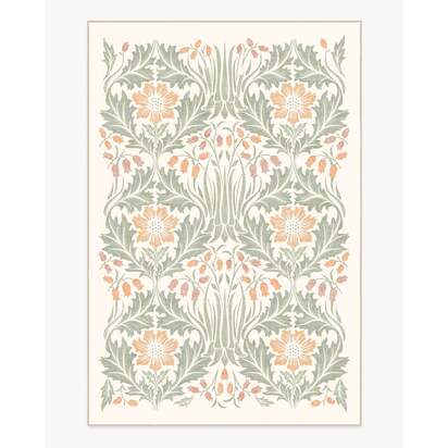 Woodbell & Anemone Cream Rug by Morris & Co. - 185 x 275 cm - All-In-One Rug