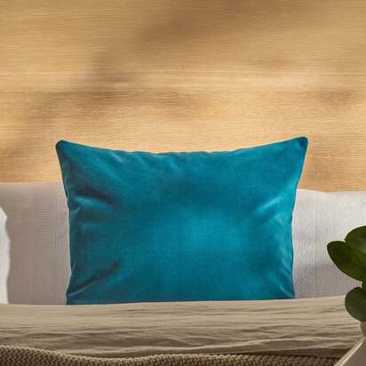 Yelden 50x50cm Scatter Cushion Cover - Deep Teal Velvet