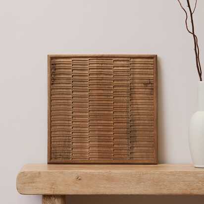 Arani 40x40cm Wall Art - Mango Wood