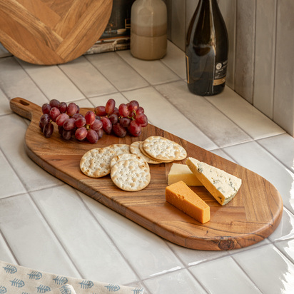 Lucca Acacia Wood Wooden Serving Board LARGE