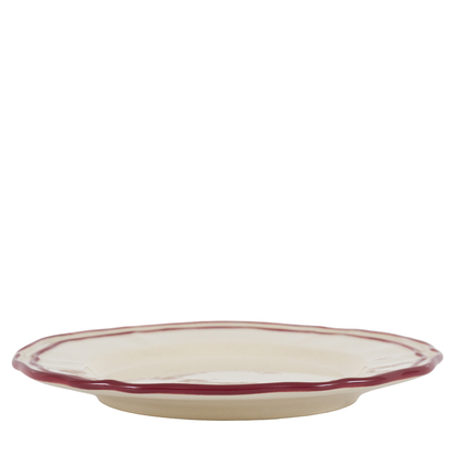 Windsor Scallop Side Plates Red (4pk)