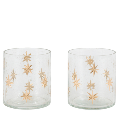 Kensington Snowflake Candle Holder (2pk)