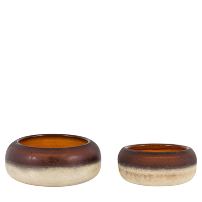 Henley Metallic Gold Tealight Holders Set of 2