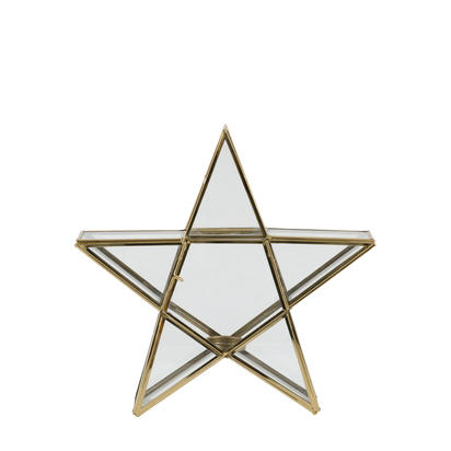 Florence Star Tealight Holder Gold