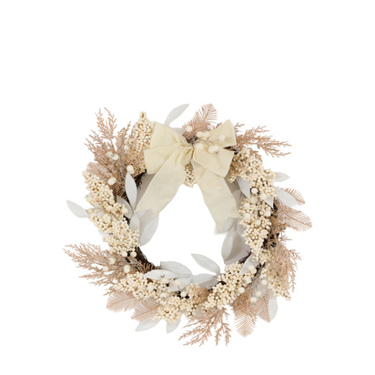 Woodstock Berry Wreath Cream