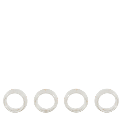 Kensington Snowflake Napkin Rings (4pk)