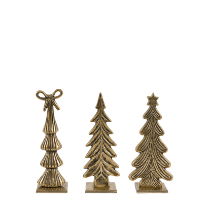 Windsor Set of 3 Tree Ornaments Gold