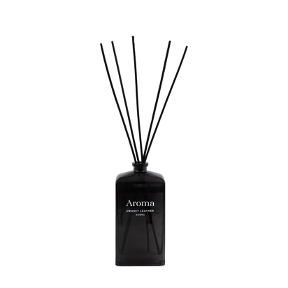 Capri Reed Diffuser Grey Smokey Leather 400ml