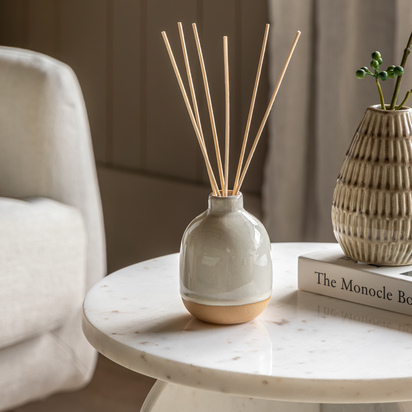 Arezzo Ceramic Glazed Diffuser 200ml Natural