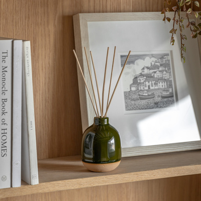 Arezzo Ceramic Glazed Diffuser 200ml Olive