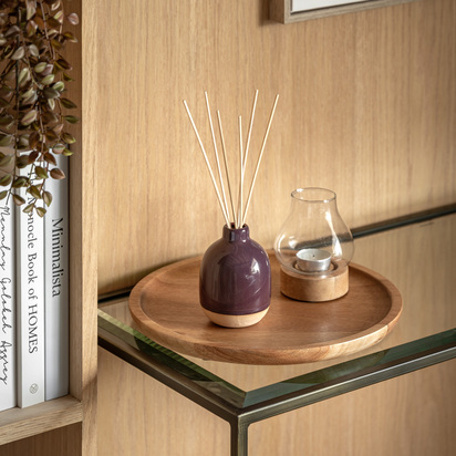 Arezzo Ceramic Glazed Diffuser 200ml Oxblood