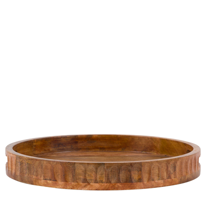 Stow Mango Wood Tray With Handles