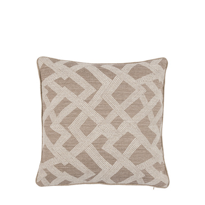 Florence Jacquard Cushion Natural Feather Filled