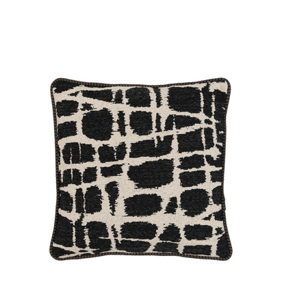 Ravello Jacquard Cushion Slate Feather Filled