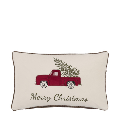 Windsor Embroidered Car Cushion Poly Filled