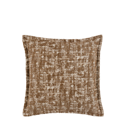 Richmond Jacquard Cushion Camel Feather Filled