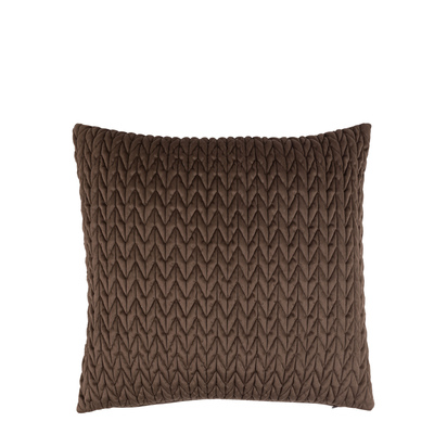 Verona Cushion Chocolate (2pk) Poly Filled
