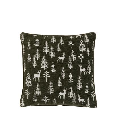 Keswick Stag Chenille Cushion Poly Filled